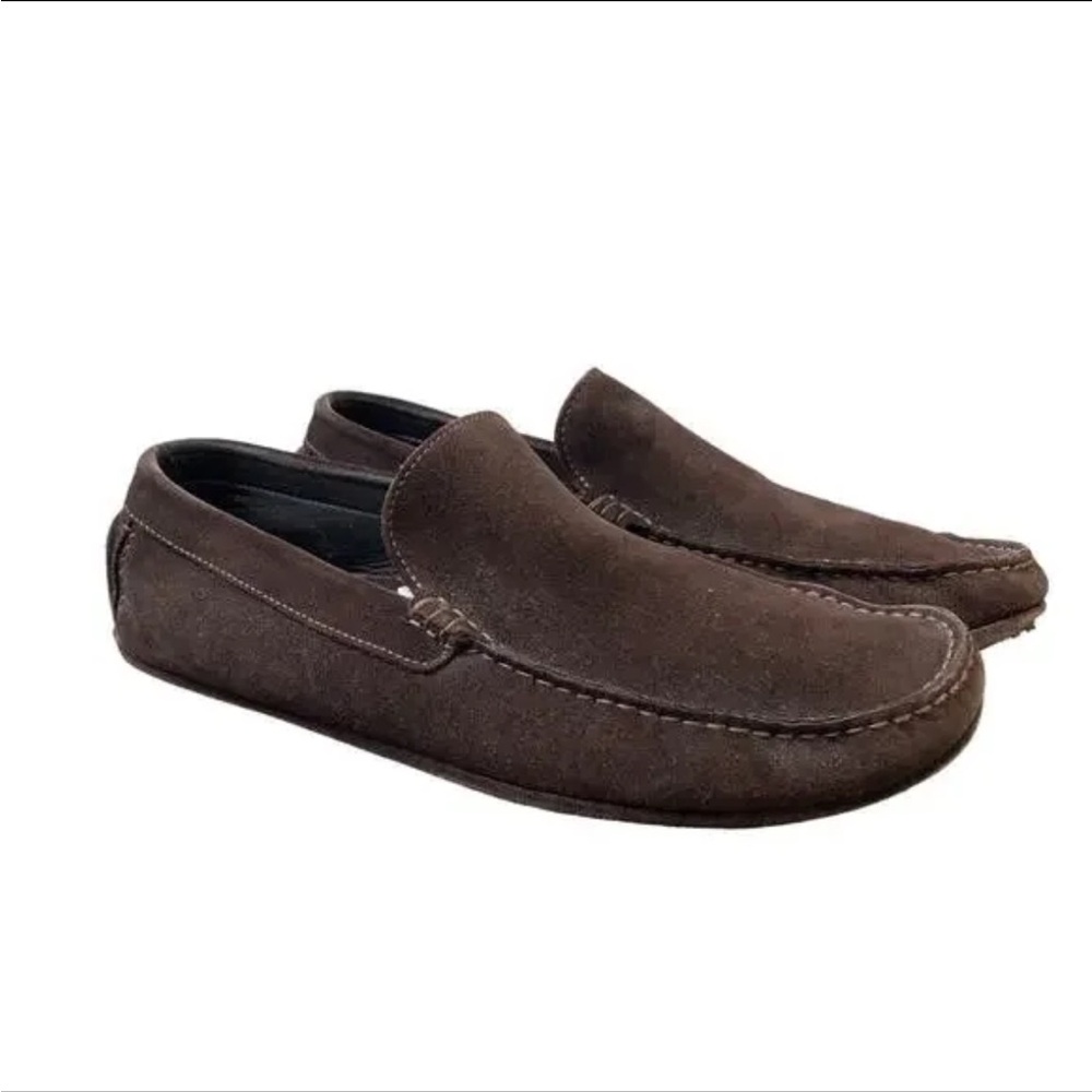 Ermengildo Zegna Suede Driver Shoes